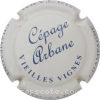 capsule champagne  5- Cépage Arbane, inscription sur la jupe 