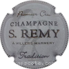 capsule champagne  9- Nom horizontal, Cuvée, Initiales en arrière plan 