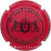 capsule champagne Blason, 2 cercles autour, adresse mail 