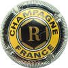 capsule champagne Contour strié, France 