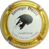 capsule champagne Cuvée chasse, grandes lettres 