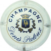 capsule champagne Ecusson, ecriture Bleue 