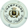 capsule champagne Ecusson, ecriture noire 