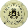 capsule champagne Ecusson, ecriture noire 