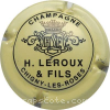 capsule champagne Ecusson fin-Lettres noires 