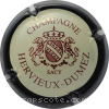capsule champagne Ecusson, fond crème 