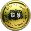 capsule champagne Ecusson, initiales PJ fond blanc  