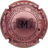 capsule champagne Ecusson M, nom circulaire 