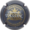 capsule champagne Ecusson, nom horizontal au centre 
