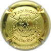 capsule champagne Estampée, lion au centre 