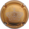 capsule champagne Grande couronne, écriture sur contour 