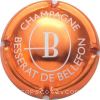 capsule champagne Initiale B au centre 