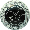 capsule champagne Initiales - Nom circulaire 