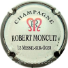 capsule champagne Initiales (petites), nom horizontal 