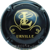 capsule champagne Initiales au centre, inscription Urville 