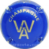 capsule champagne Initiales au centre WA 