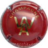 capsule champagne Initiales au centre WA 