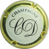 capsule champagne Initiales CD 