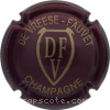 capsule champagne Initiales DFV 