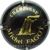 capsule champagne Initiales enlacées MF 