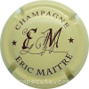 capsule champagne Initiales fantaisies EM 