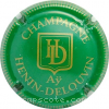 capsule champagne Initiales HD enlacées 