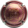 capsule champagne Initiales ND 
