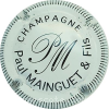 capsule champagne Initiales PM 