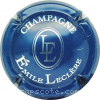 capsule champagne Nom circulaire, initiales 