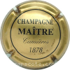 capsule champagne Nom horizontal, Cumieres fin 