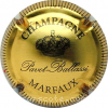 capsule champagne Nom horizontal et couronne 
