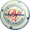 capsule champagne Nom horizontal, initiales 