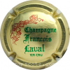capsule champagne Nom horizontal, petites lettres 