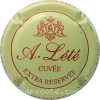 capsule champagne Petit écusson, nom horizontal, 1 cercle 