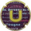 capsule champagne Puzzle, Hautvillers, Fond noir, lettre jaune, N°XXX-300 