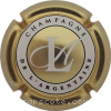 capsule champagne Série 01 - Initiales au centre 