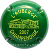 capsule champagne Série 01 - Nom circulaire, dessin de l'auberge 