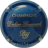 capsule champagne Série 01 Nom horizontal, initiales 