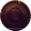 capsule champagne Série 03 - Ecusson, initiale de chaque coté 