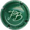 capsule champagne Série 03 - Initiales PB, Nom sur contour 