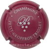 capsule champagne Série 03 -Initiale au centre, Nom en bas 