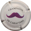 capsule champagne Série 09 - Moustache, de caractère, anonyme 