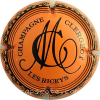 capsule champagne Série 1 Grandes initiales, nom circulaire 