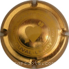 capsule champagne Série 10 - Coeur moyen, inscription dans double cercle 