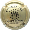 capsule champagne Série 2 - Initiales MS enlacées intérieur d'un hexagone 
