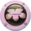 capsule champagne Série 2 Feuille de vigne, nom en noir 