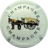 capsule champagne Série 3 - Cheval à gauche, Champagne en bas 