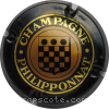 capsule champagne Série 3 - Contour noir, écusson large, droit 