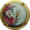 capsule champagne Série 3 - Femme avec coupe à droite 