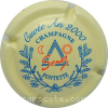 capsule champagne Triangle, cuvée an 2000 